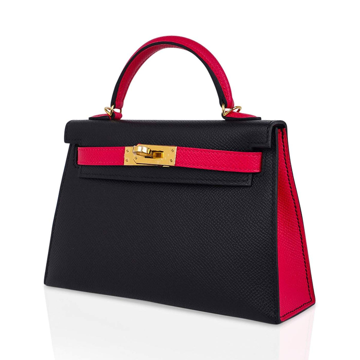 Hermès Kelly Sellier 20 Back Rose Extreme Epsom GHW HSS Bag Crowned Bag