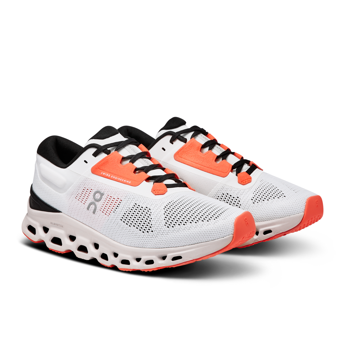 On Running Women's Cloudstratus 3 Shoes - White / Sand On Running
