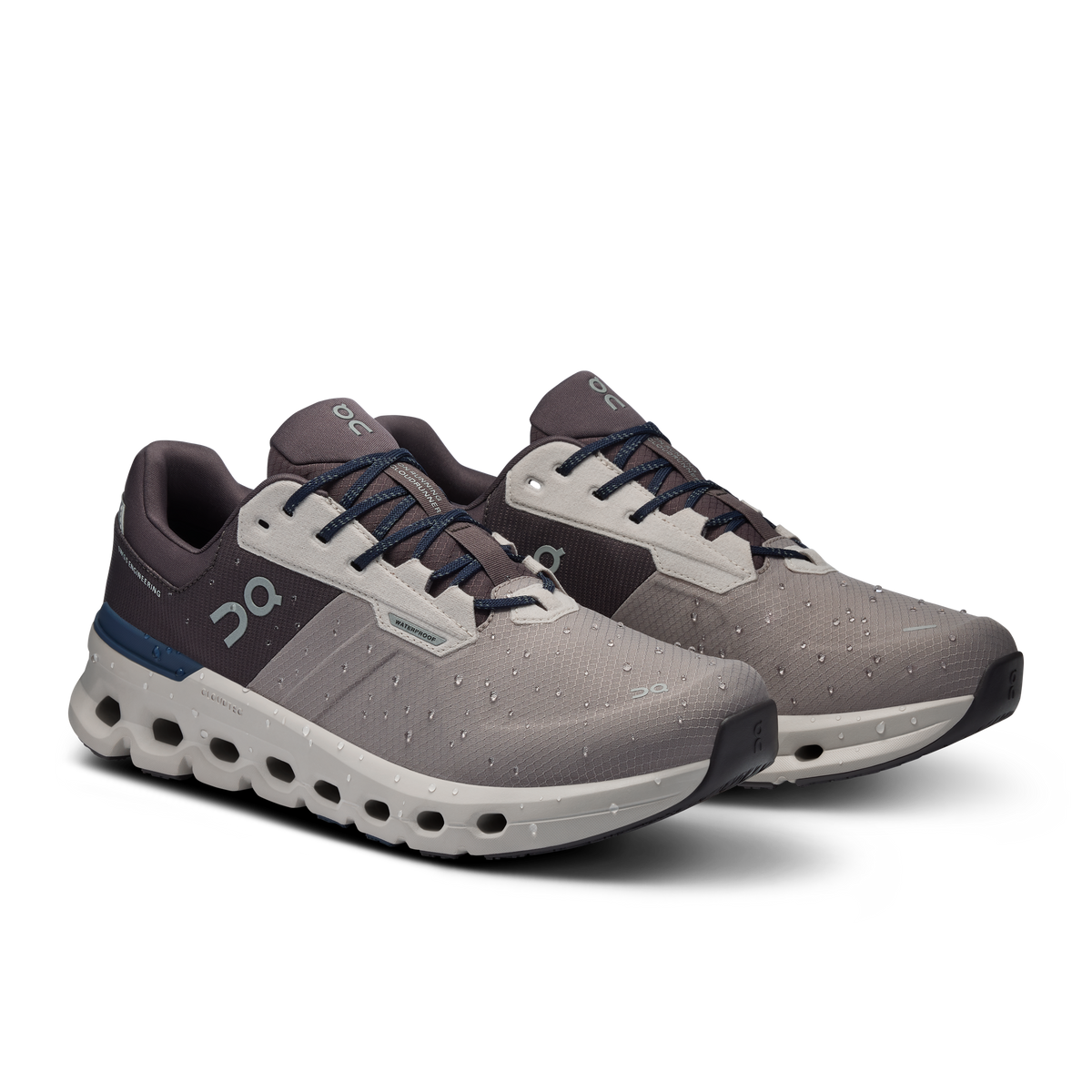 On Running Men's Cloudrunner 2 Waterproof Shoes - Zinc / Midnight On Running
