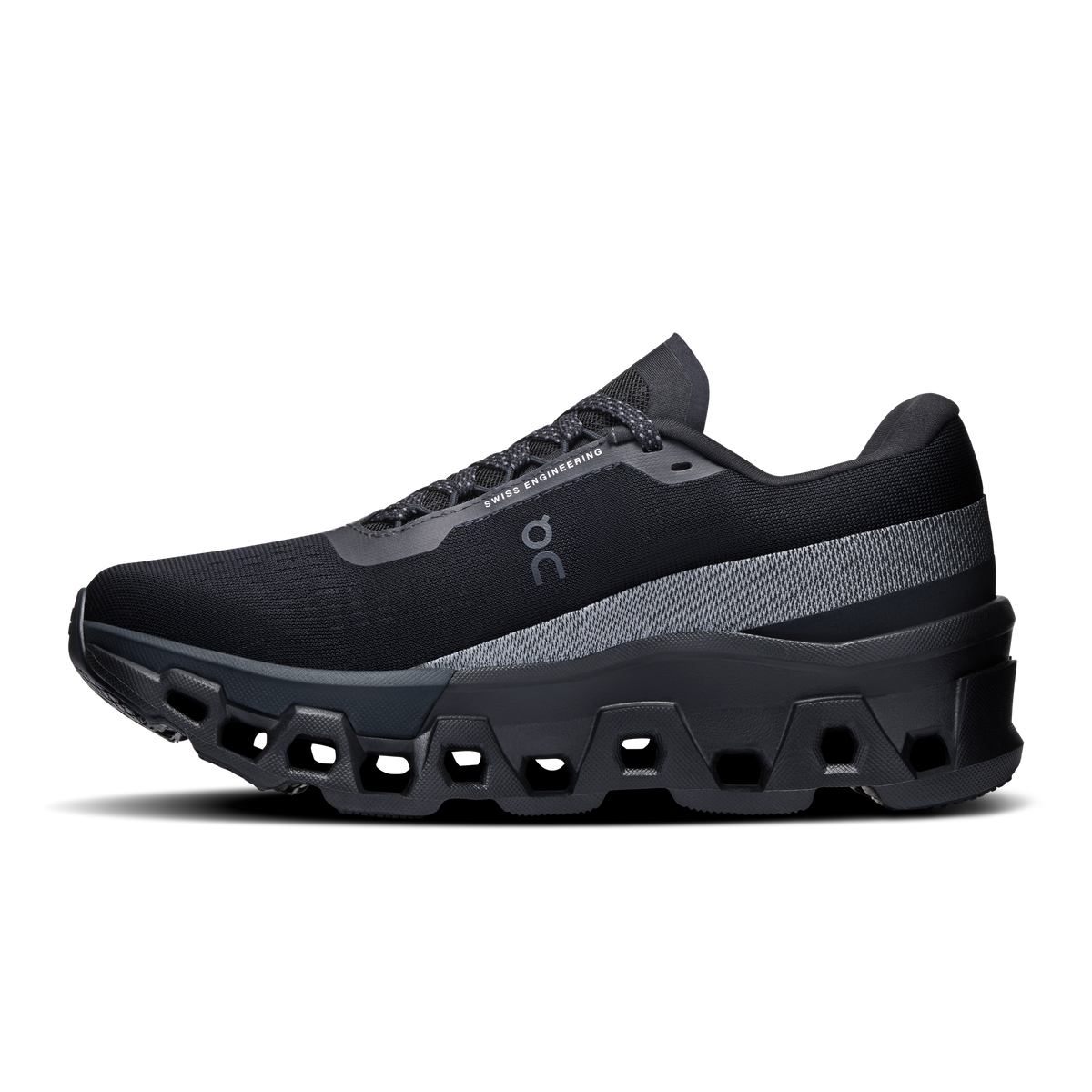 On Running Women's Cloudmonster 2 Shoes - Black / Eclipse On Running