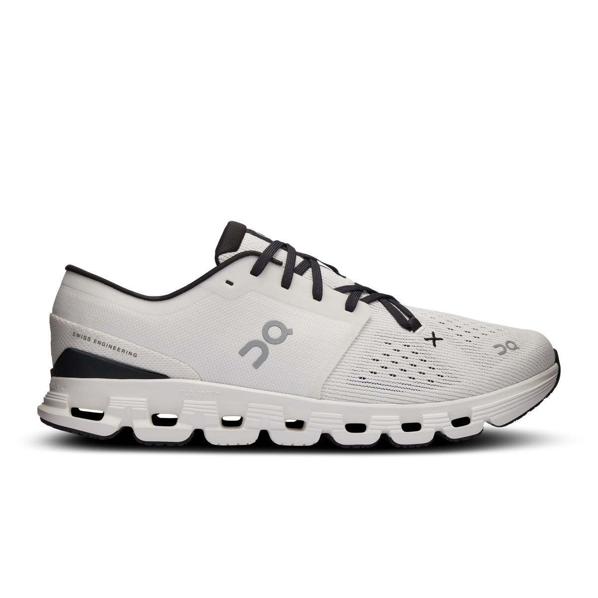 On Running Men's Cloud X 4 Shoes - Ivory / Black On Running