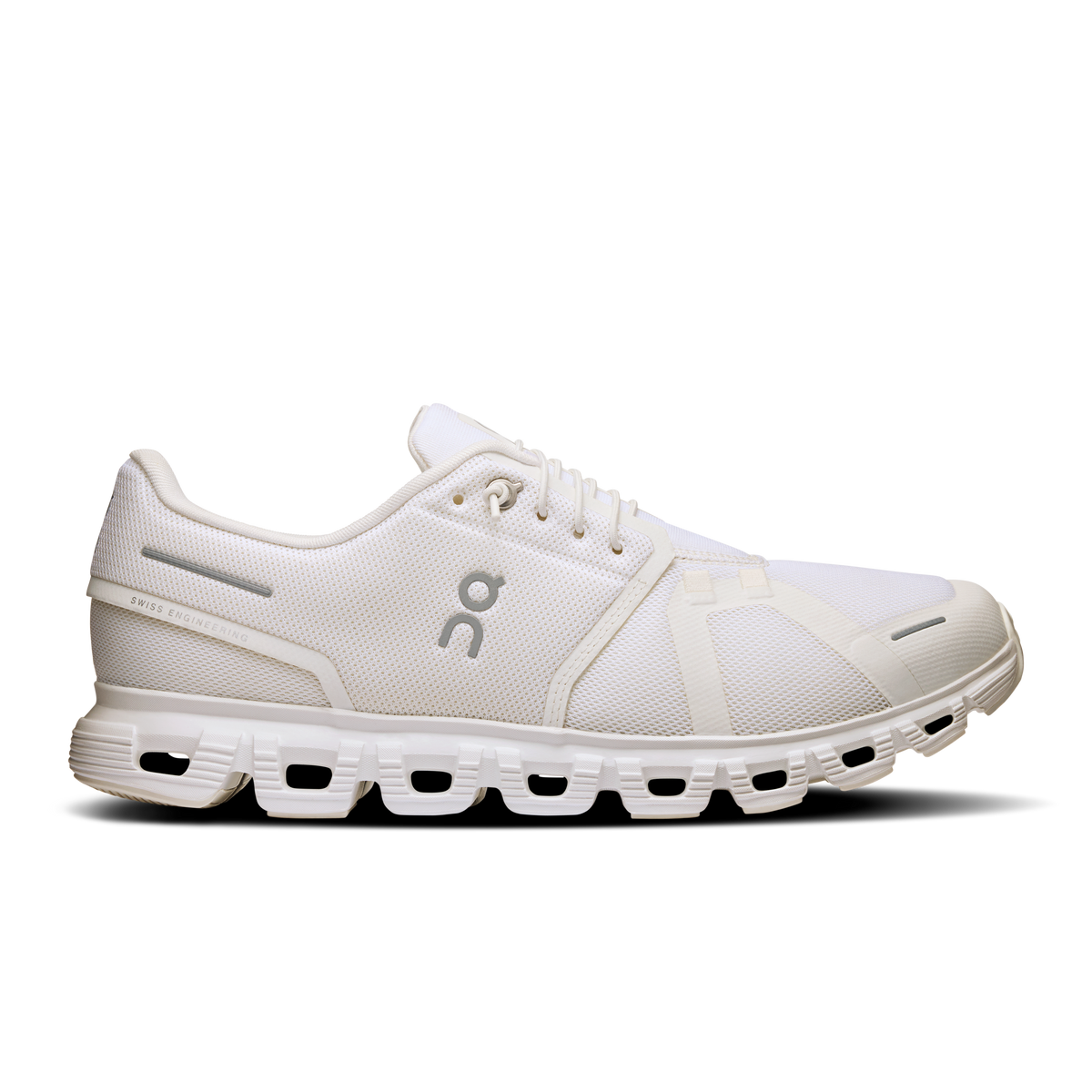 On Running Men's Cloud 6 Shoes - White / White On Running