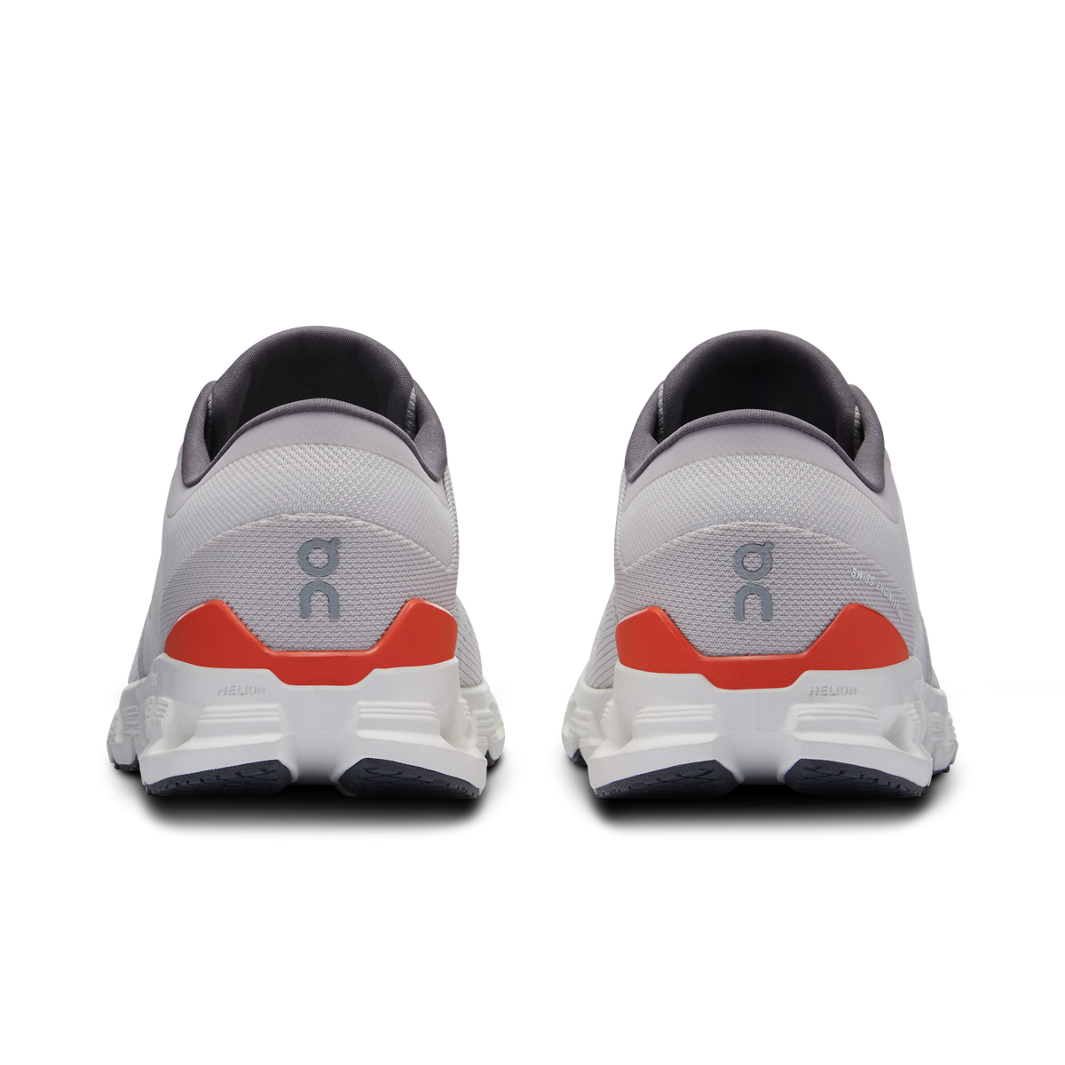 On Running Men's Cloud X 4 Shoes - Silver / Flame On Running