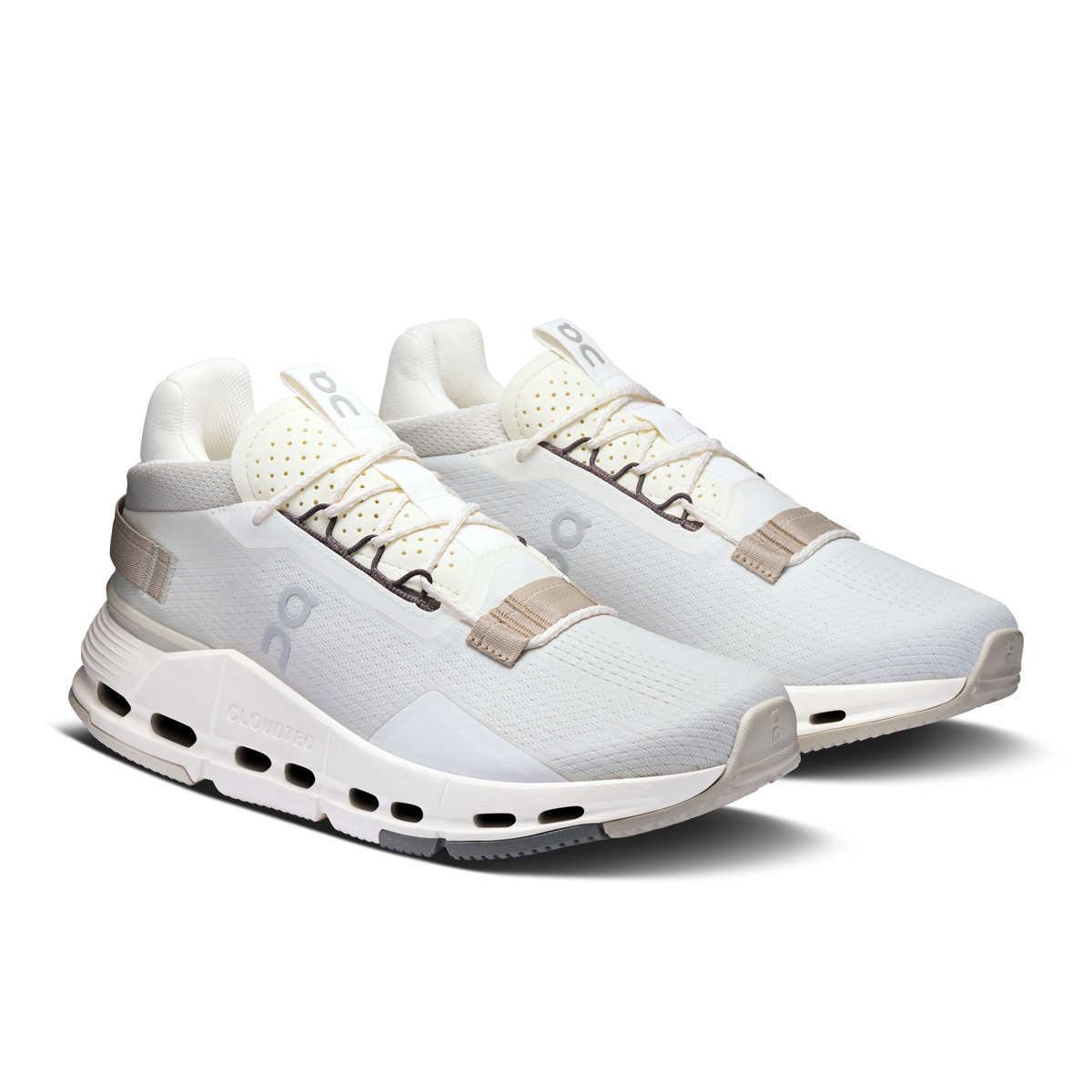 On Running Women's Cloudnova 2 Shoes - Ice / Sand On Running
