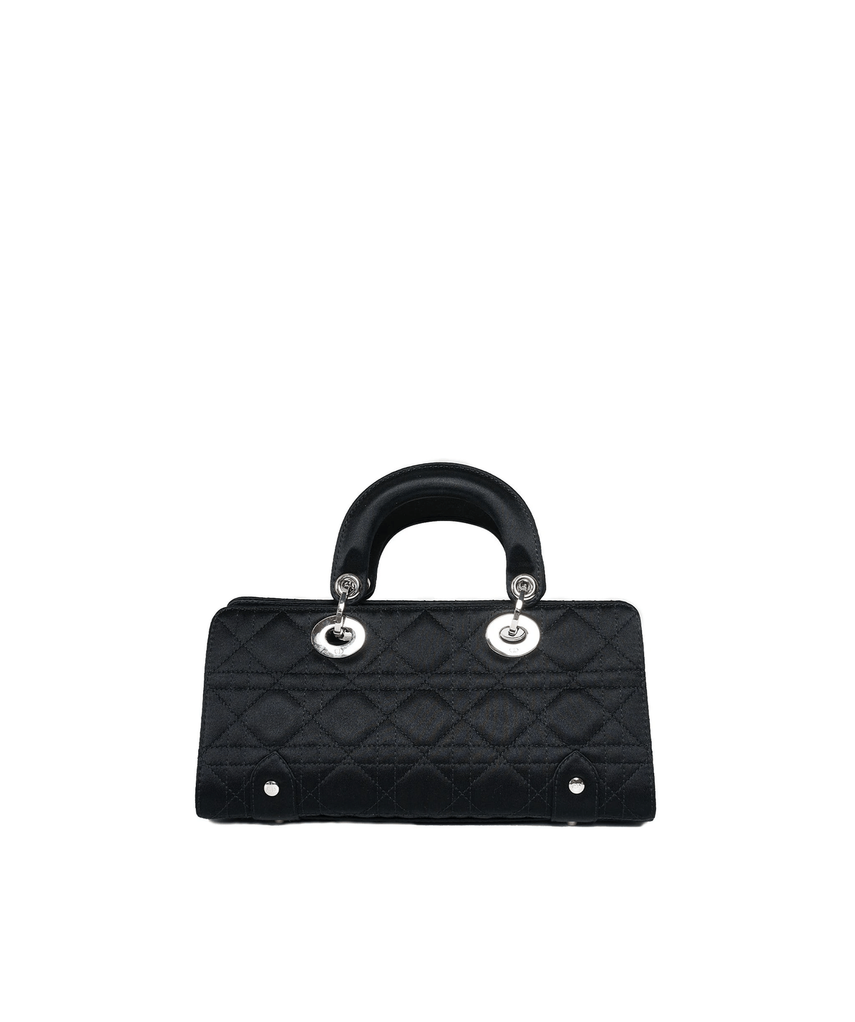 Christian Dior Black Cannage Top Handle Bag GHW  AGL1036 Dior