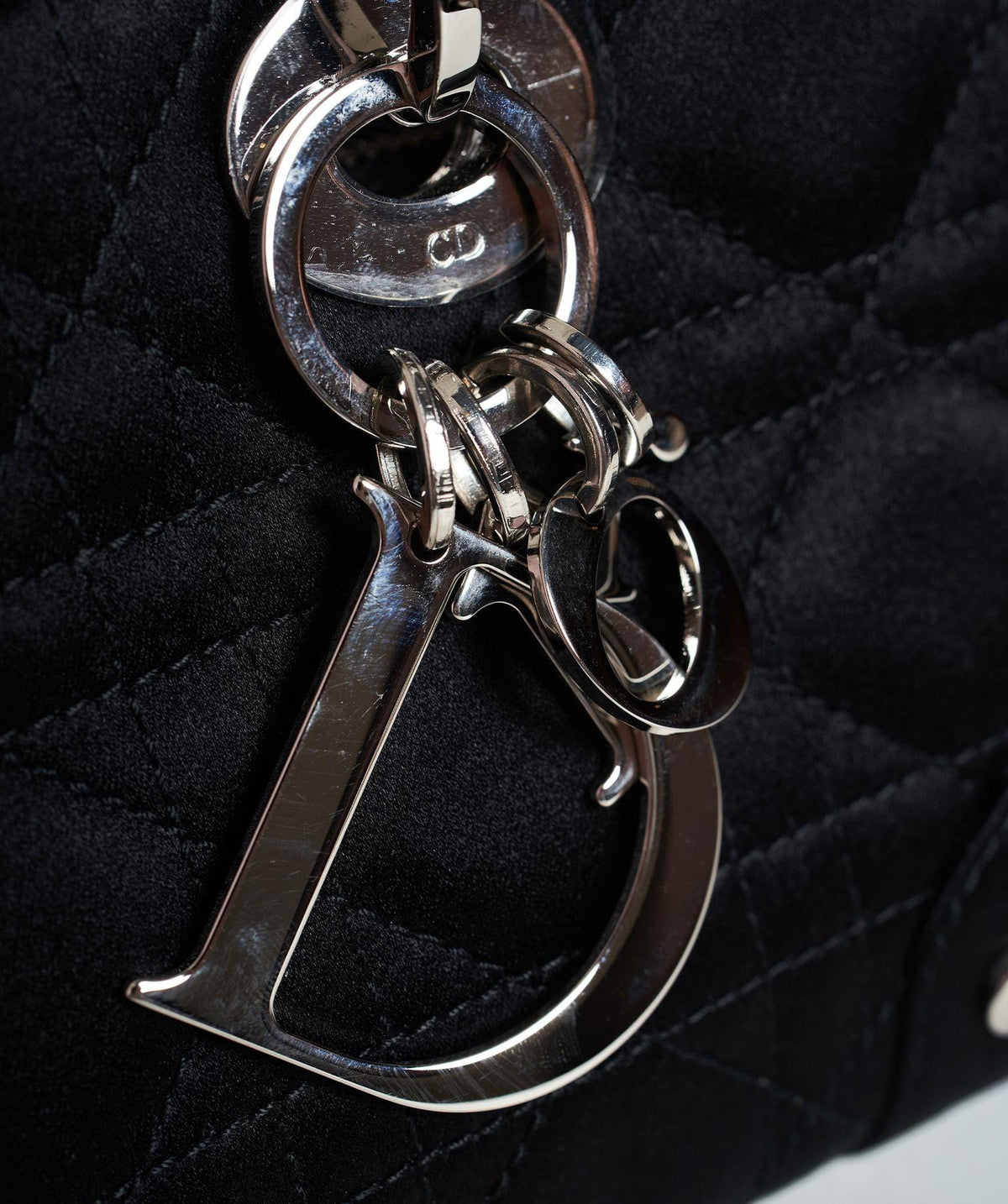 Christian Dior Black Cannage Top Handle Bag GHW  AGL1036 Dior