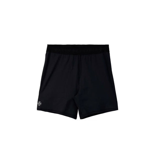 Chrome Hearts CH Logo Yoga Wear Sports Shorts in Black