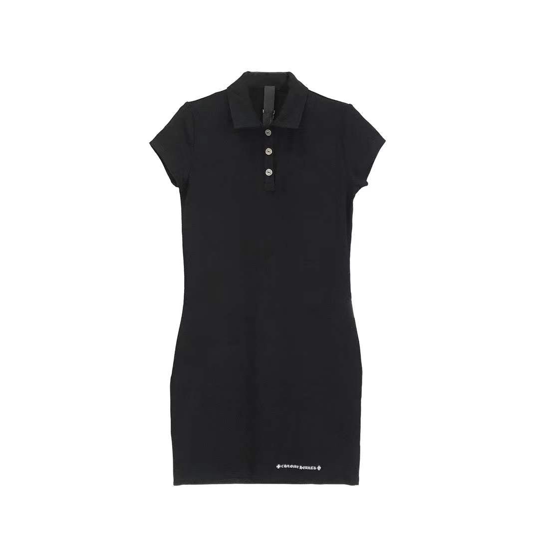 Chrome Hearts Black Slim Dress
