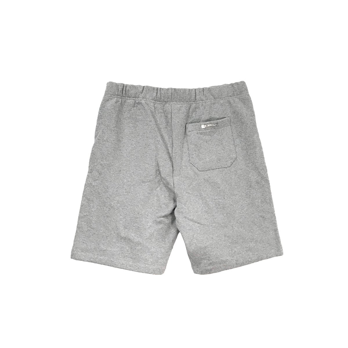 Chrome Hearts Cemetery Leather Cross Patch Paper Jam Shorts in Grey