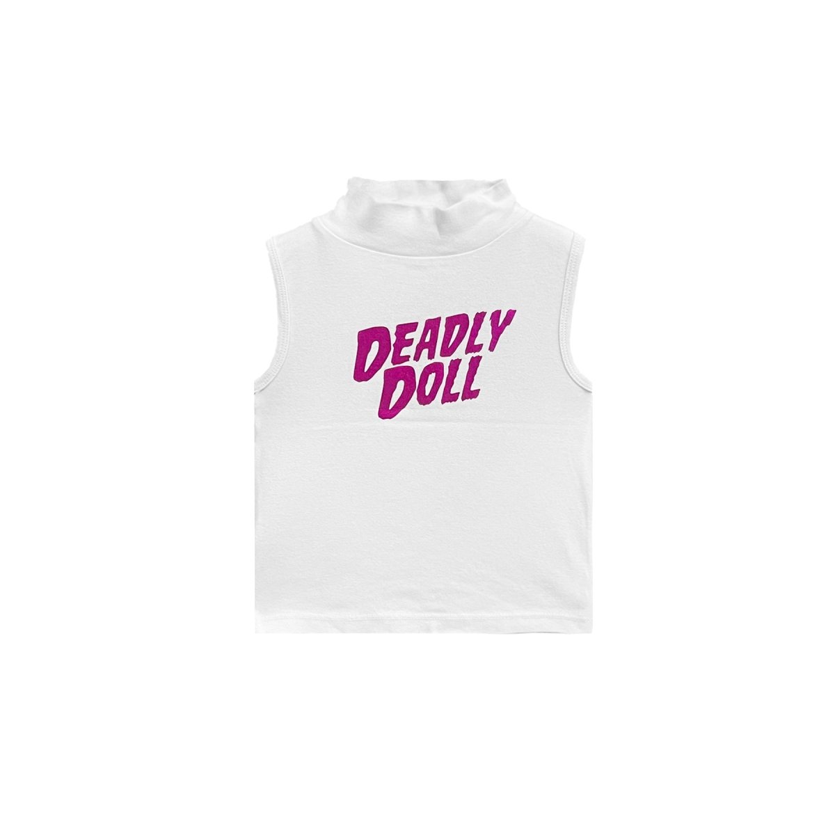 Chrome Hearts Deadly Doll Horseshoe Tank Top in White