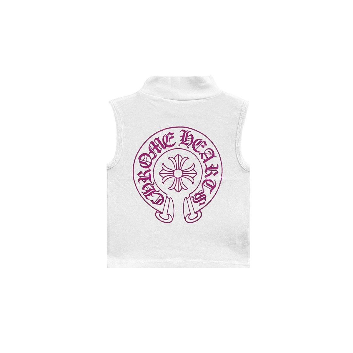 Chrome Hearts Deadly Doll Horseshoe Tank Top in White
