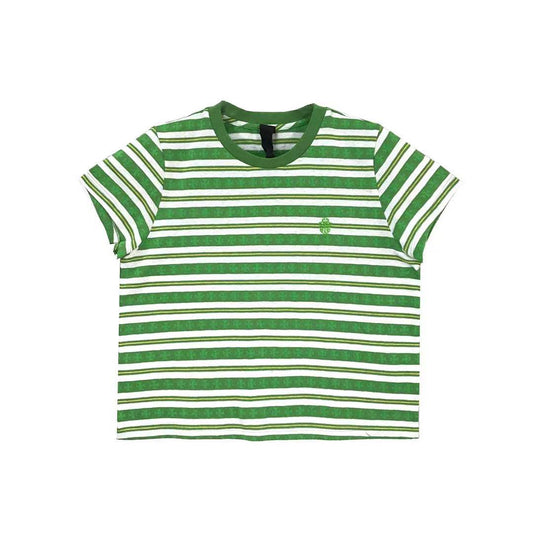 Chrome Hearts Green Stripe Women's Short Sleeve Tee