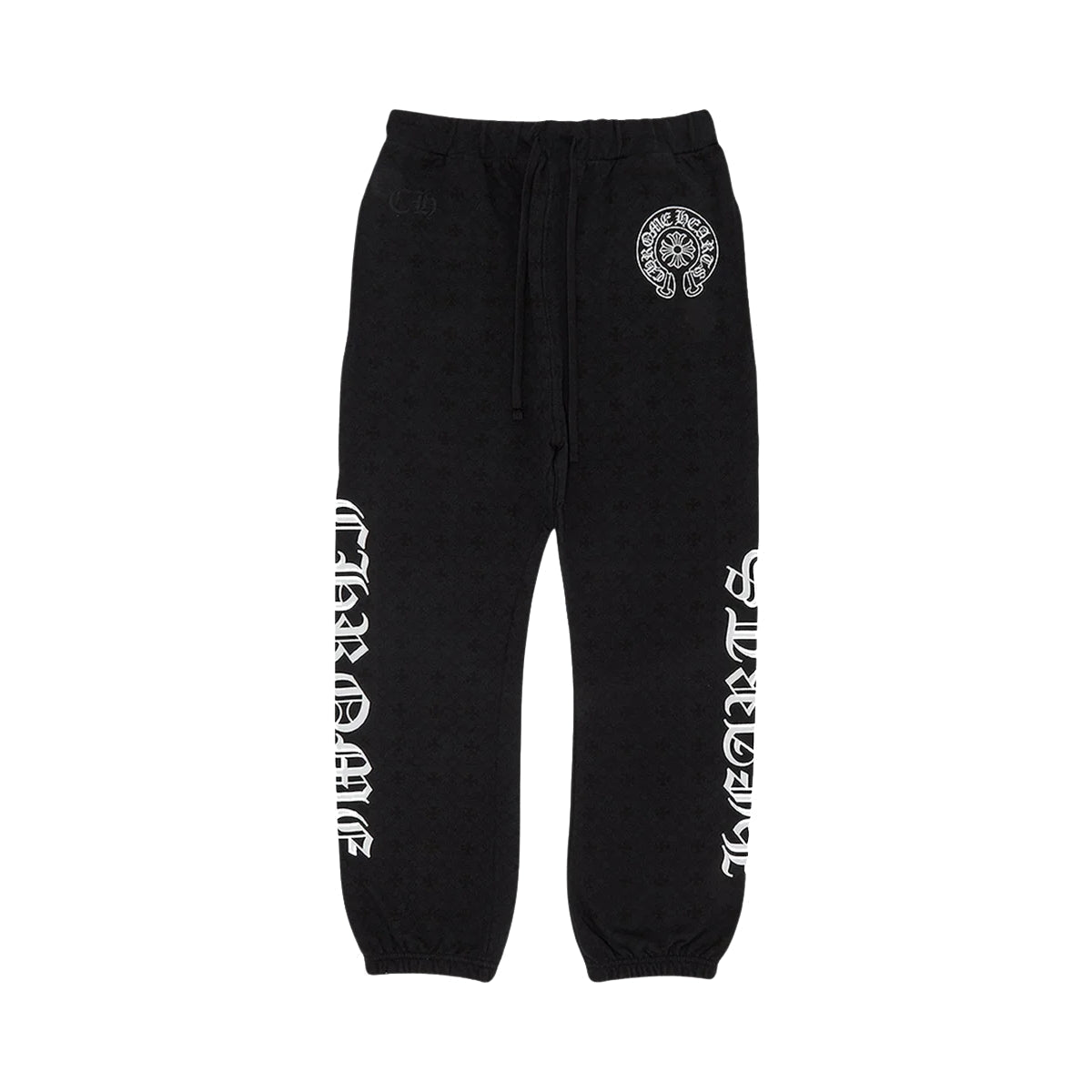Chrome Hearts Horseshoe Logo Sweatpants in Black