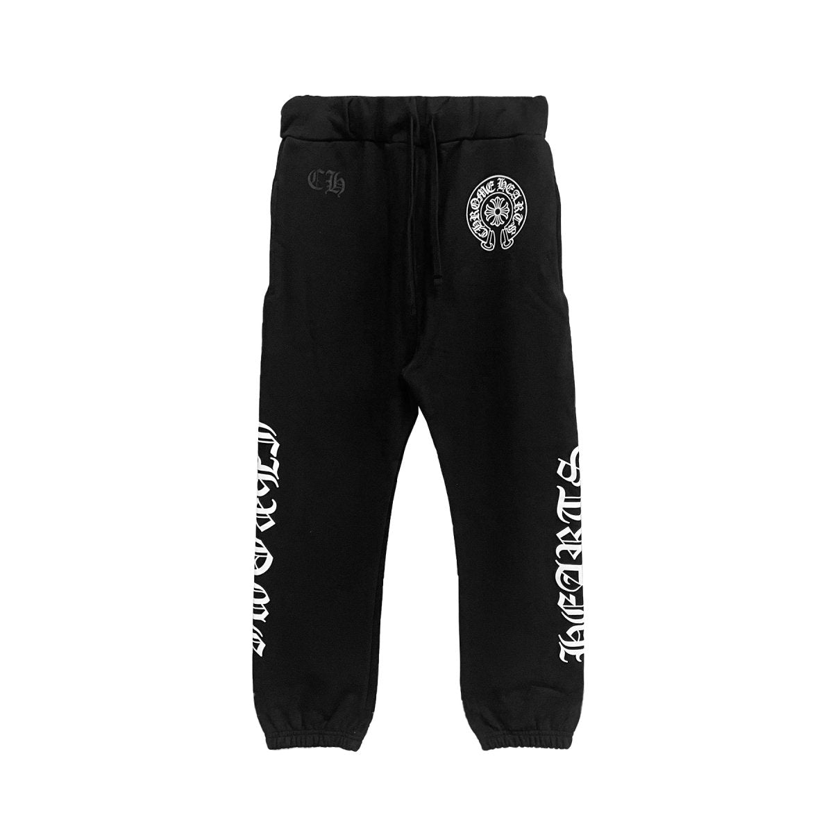 Chrome Hearts Horseshoe Script Sweatpants in Black