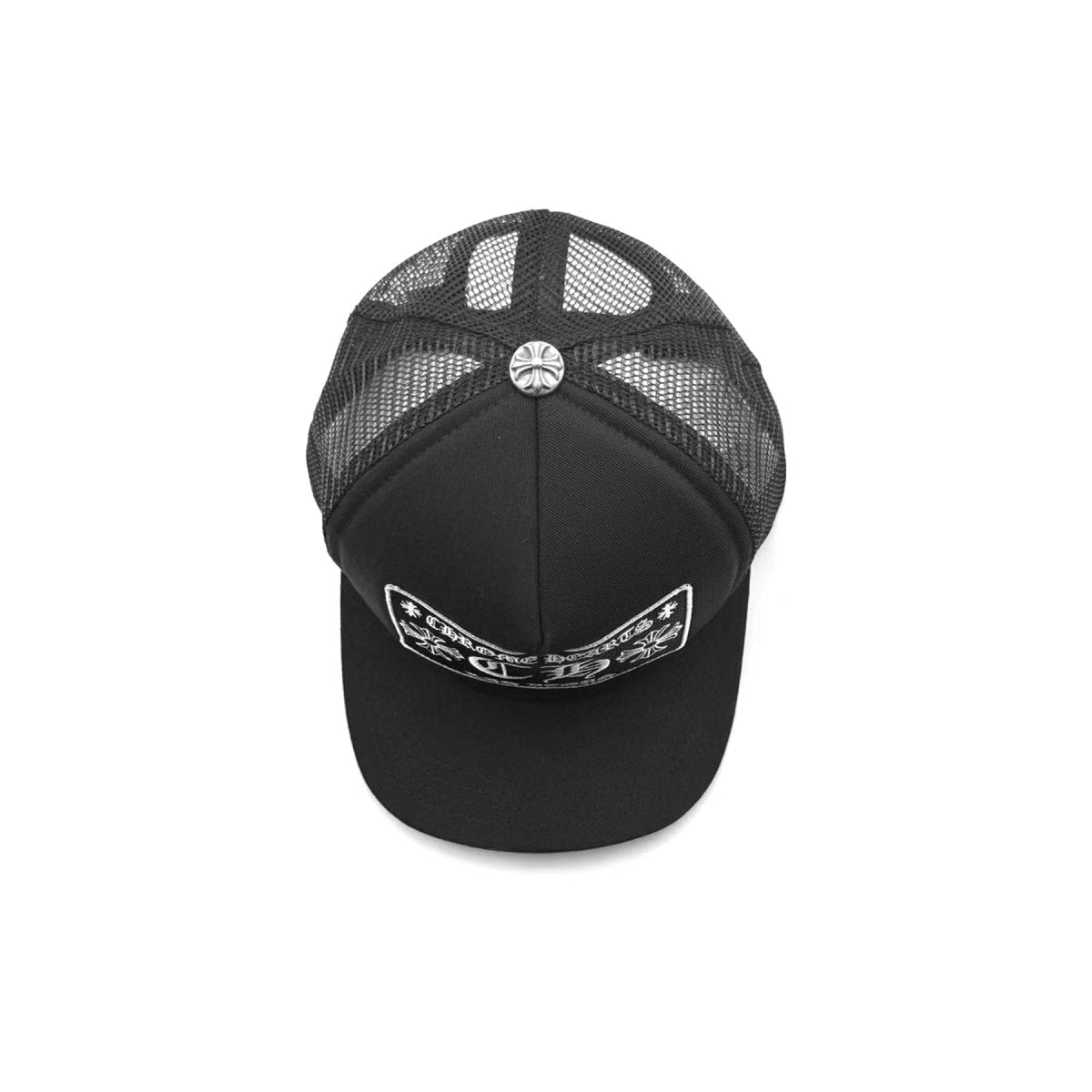 Chrome Hearts Las Vegas CH Logo Baseball Cap in Black