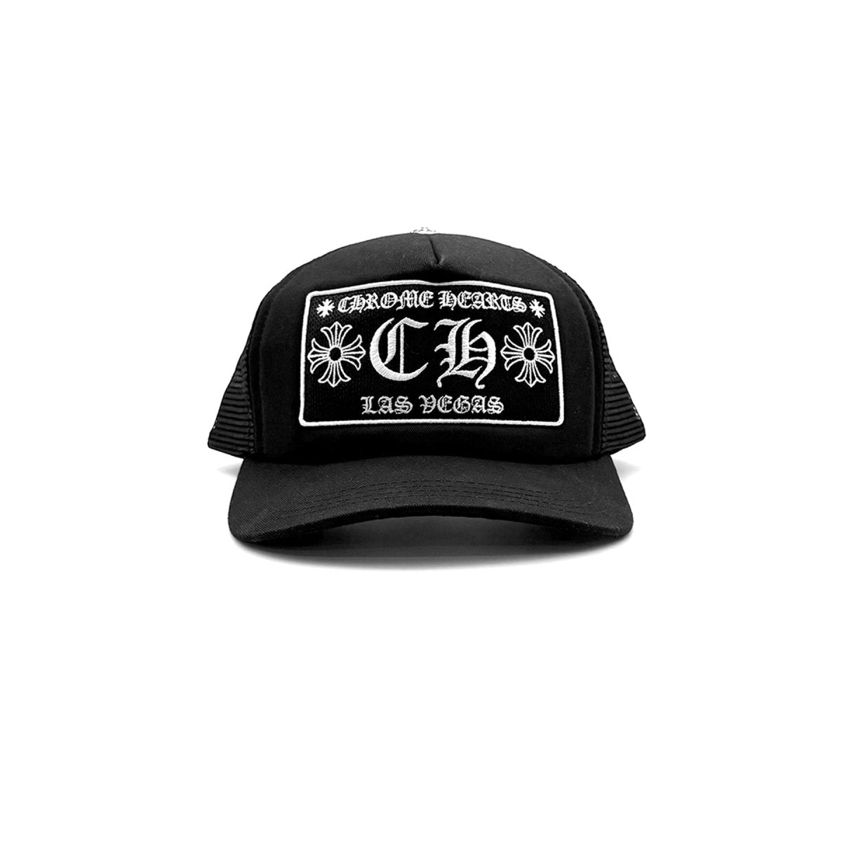 Chrome Hearts Las Vegas CH Logo Baseball Cap in Black