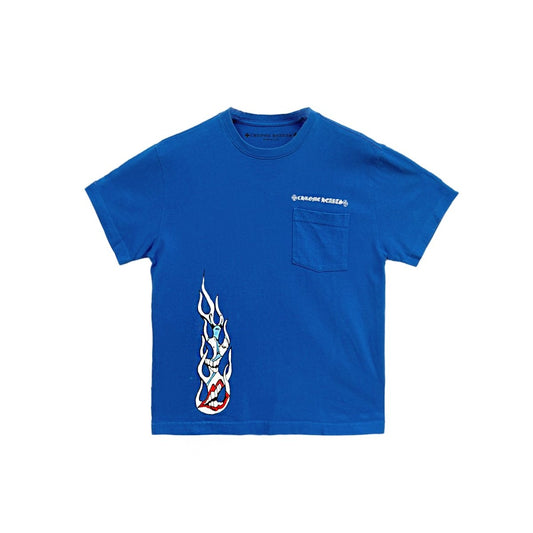 Chrome Hearts Matty Boy Space Short Sleeve Tee in Blue