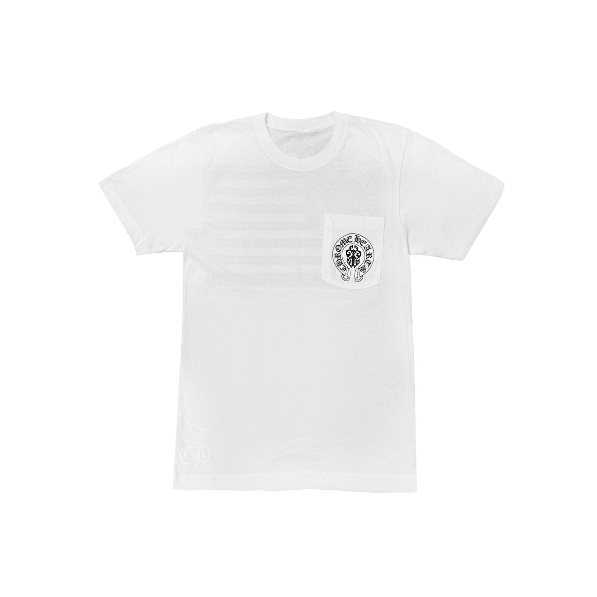 Chrome Hearts USA National Flag Horseshoe Short Sleeve Tee
