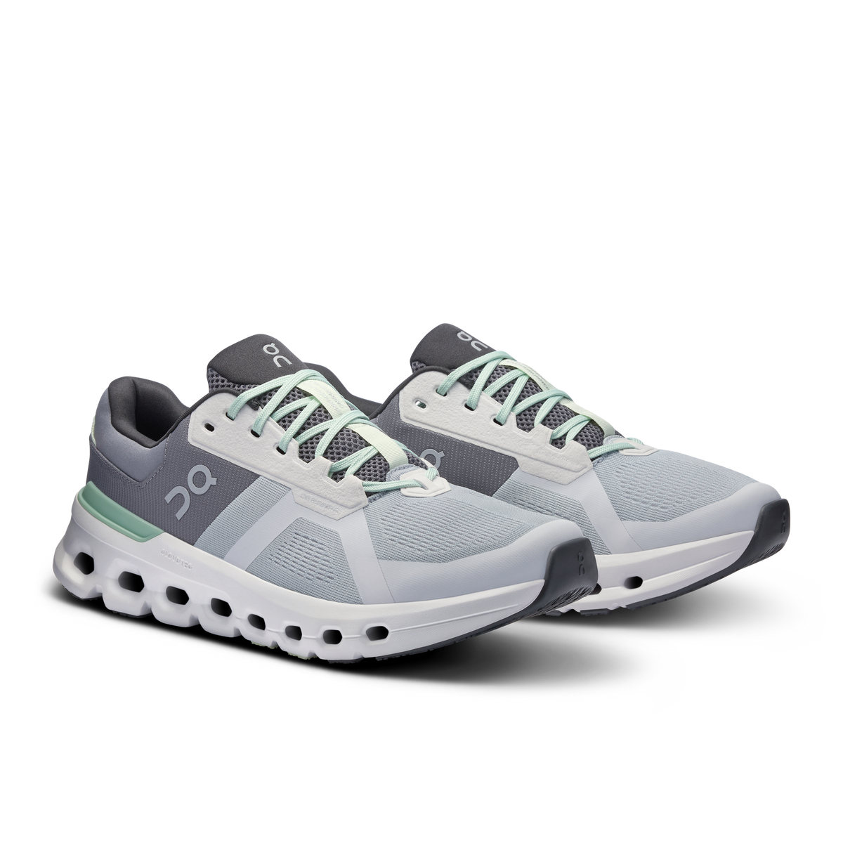 On Running Men's Cloudrunner 2 Wide Shoes - Glacier / Sage On Running