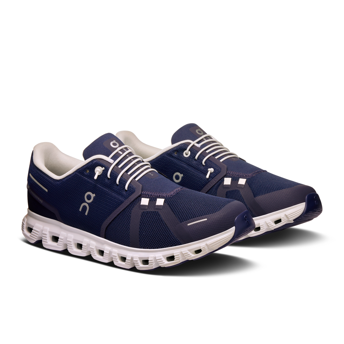 On Running Men's Cloud 6 Shoes - Midnight / White On Running
