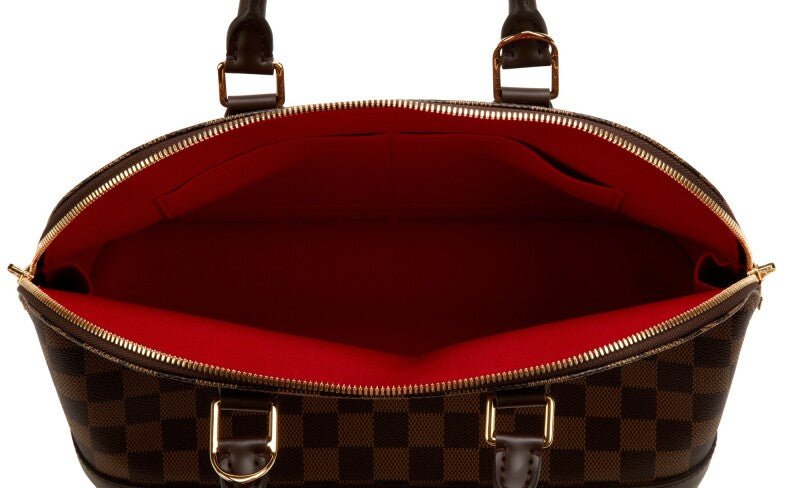 Damier Ebene Coated Canvas Alma PM Gold Hardware, 2021 - Crowned Bag