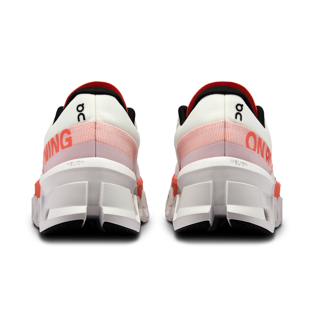 On Running Women's Cloudmonster 2 Shoes - White / Flame On Running