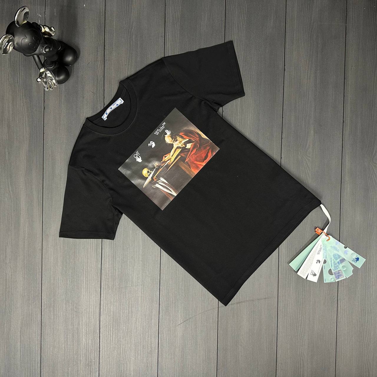 Off-White Caravaggio Saint Jerome Slim Fit Men's Women's T-Shirts in 2 Colors Reps UK Best Quality AAA Replica