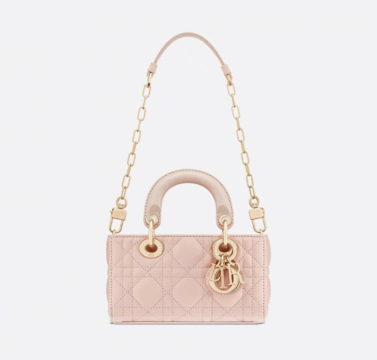Dior Lady D-Joy Micro Bag Powder Pink - Crowned Bag