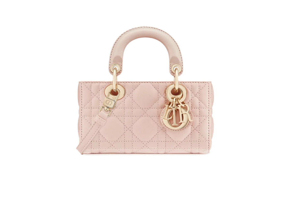 Dior Lady D-Joy Micro Bag Powder Pink - Crowned Bag