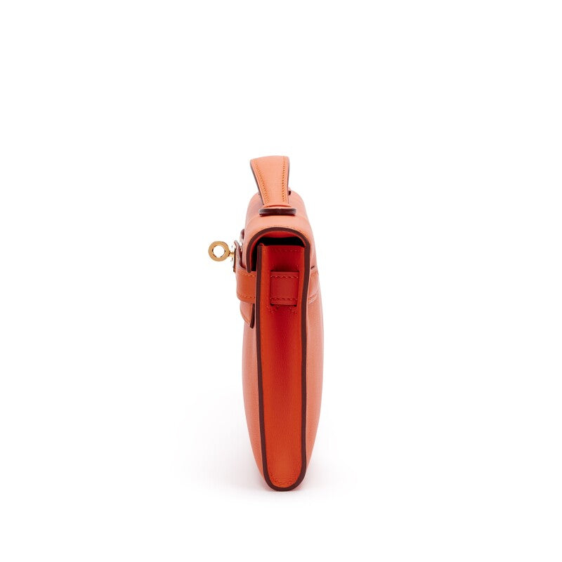 Orange H Swift Kelly Cut Gold Hardware, 2016