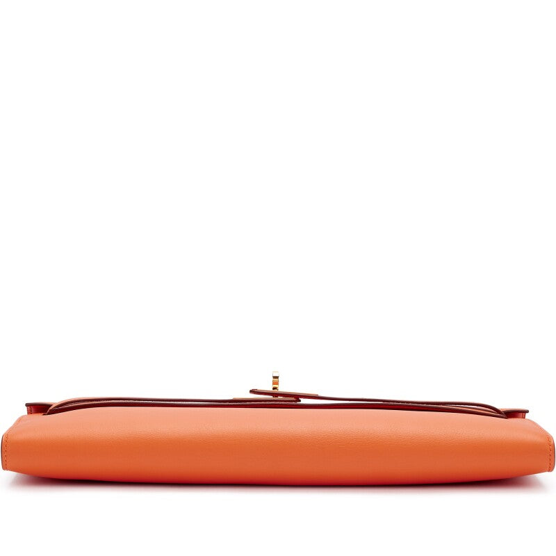 Orange H Swift Kelly Cut Gold Hardware, 2016