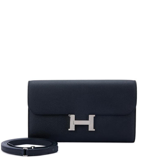 Black Epsom Constance-To-Go Wallet Palladium Hardware, 2024