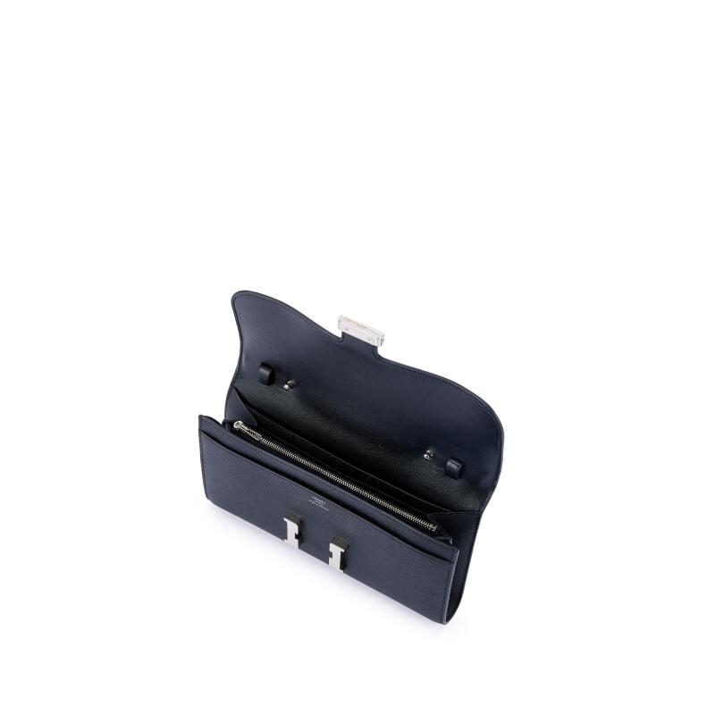 Black Epsom Constance-To-Go Wallet Palladium Hardware, 2024