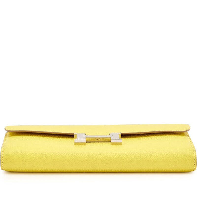 Lime Epsom Long Constance Wallet Palladium Hardware, 2019