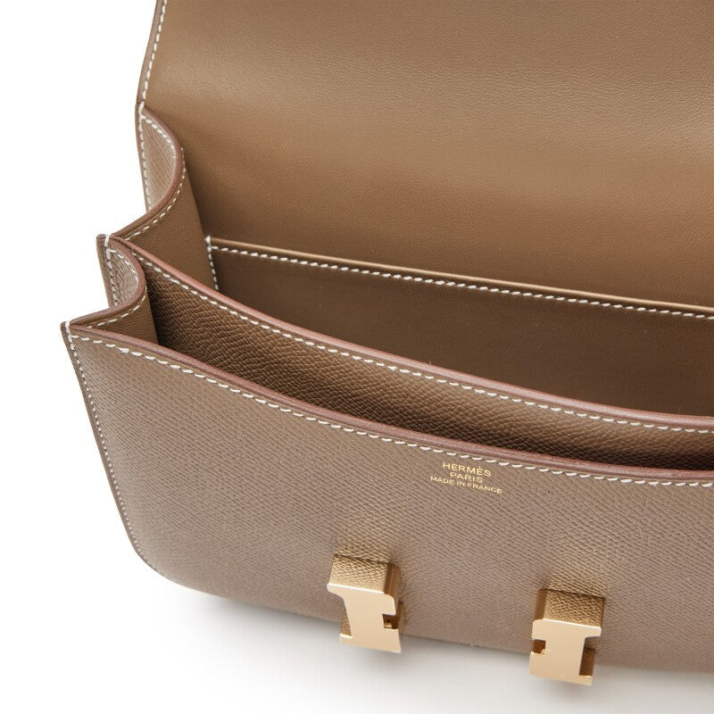 Etoupe Epsom Mini Constance 18 Permabrass Hardware, 2025