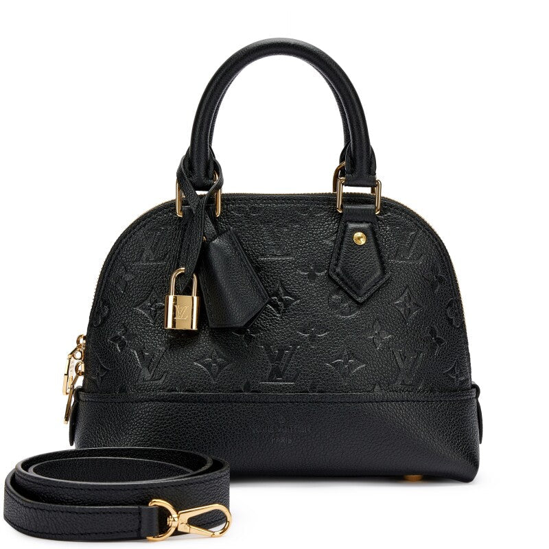 Black Monogram Empreinte Alma BB Gold Hardware