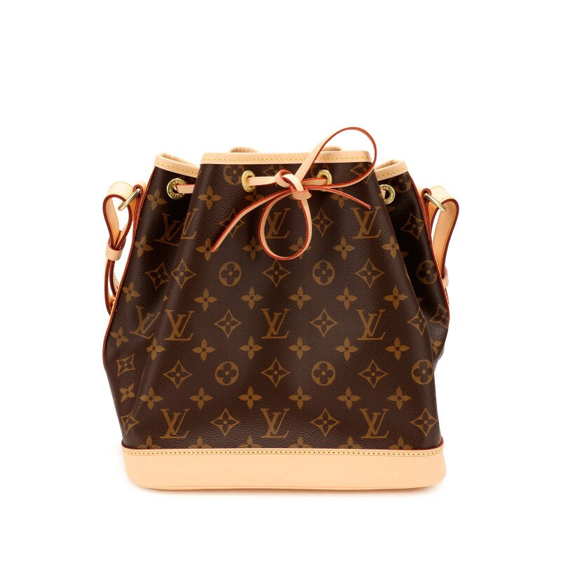 Ebene Monogram Coated Canvas Petit Noé Gold Hardware, 2021-2022