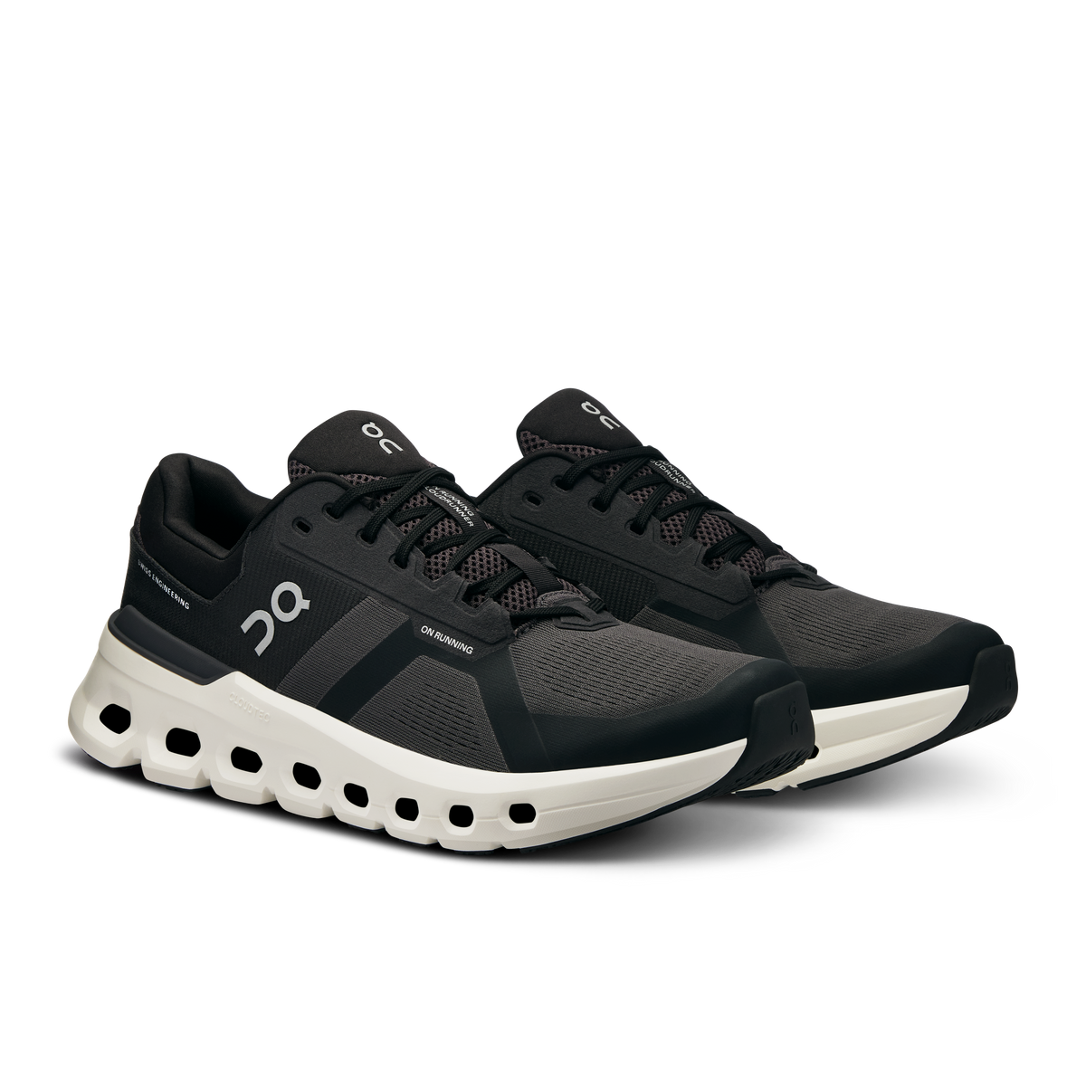 On Running Men's Cloudrunner 2 Wide Shoes - Eclipse / Black On Running