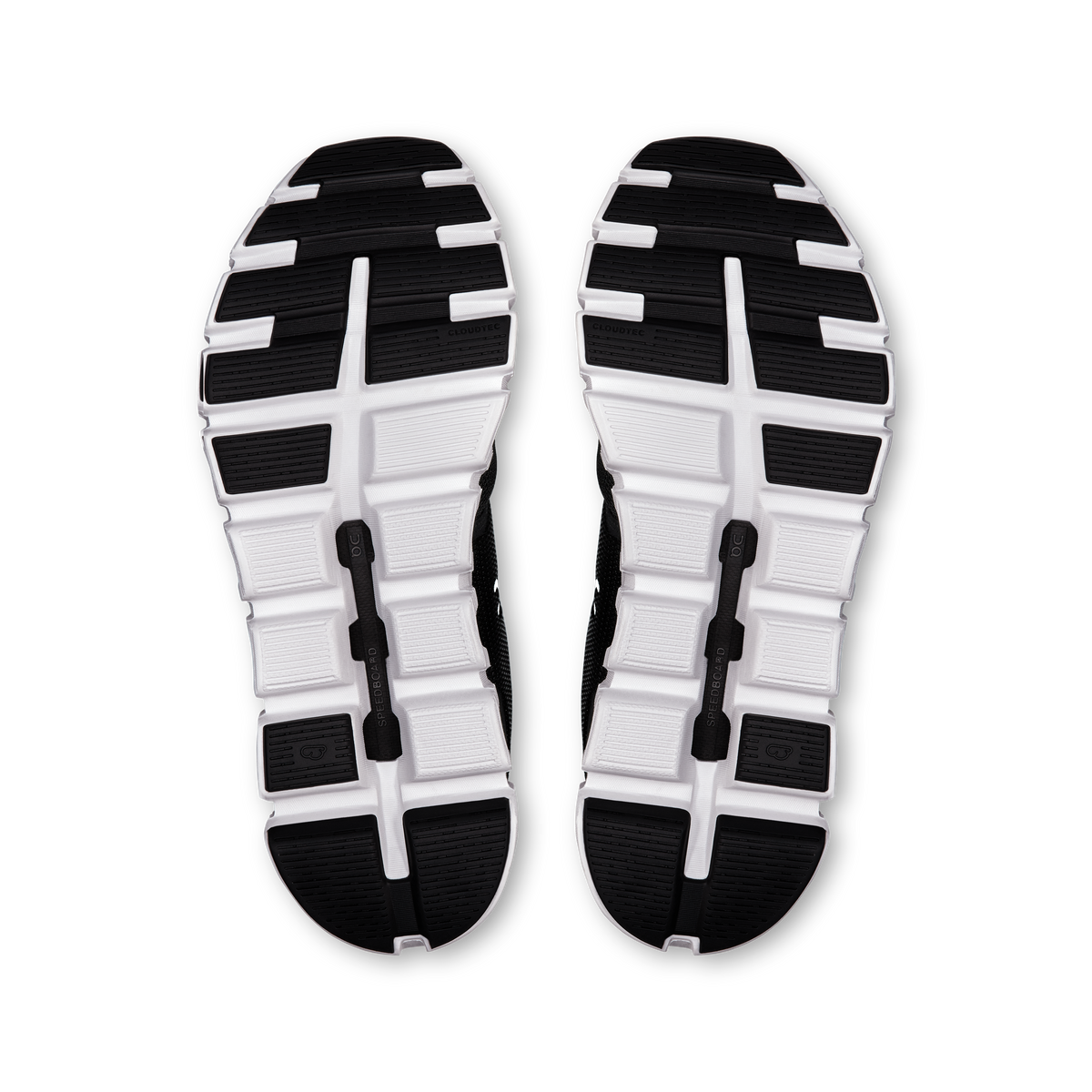 On Running Women's Cloud 6 Shoes - Black / White On Running