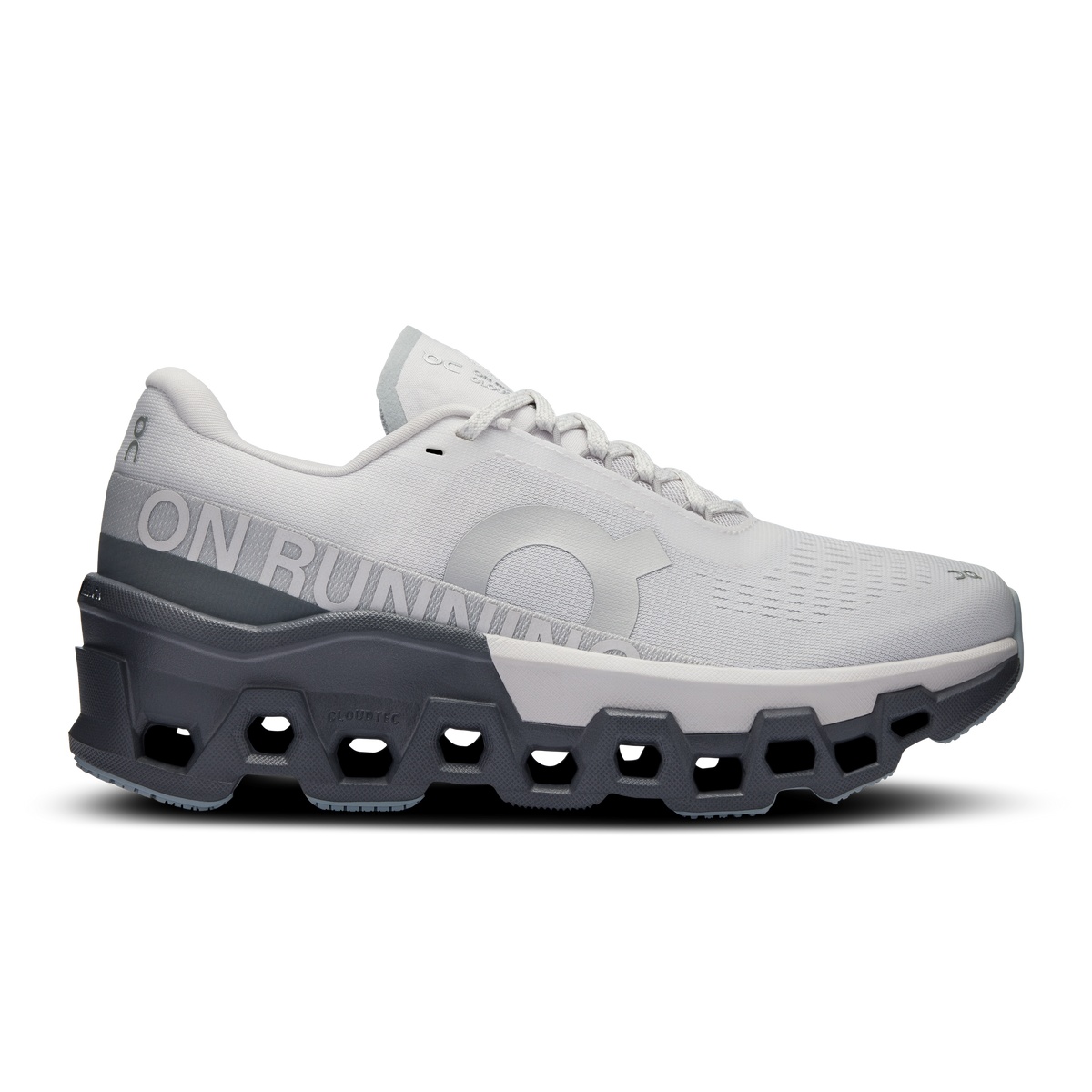 On Running Women's Cloudmonster 2 Shoes - Frost / Rock On Running