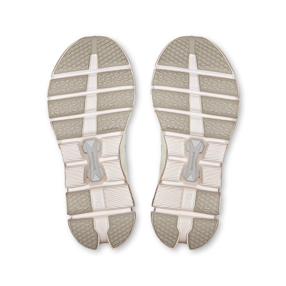On Running Women's Cloud X 4 Ad Shoes - White / Wolf On Running