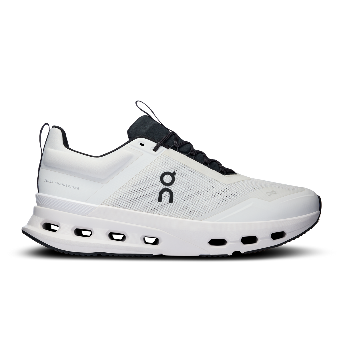 On Running Men's Cloudnova X Shoes - White / Black On Running