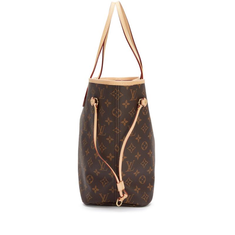 Ebene Brown Monogram Coated Canvas Neverfull GM Gold Hardware - Crowned Bag