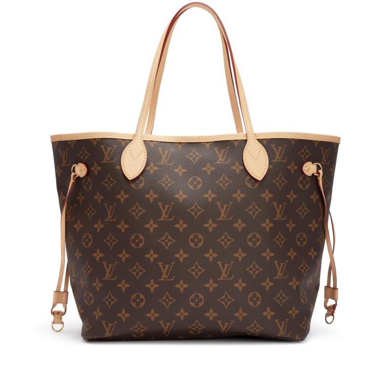 Ebene Brown Monogram Coated Canvas Neverfull GM Gold Hardware - Crowned Bag
