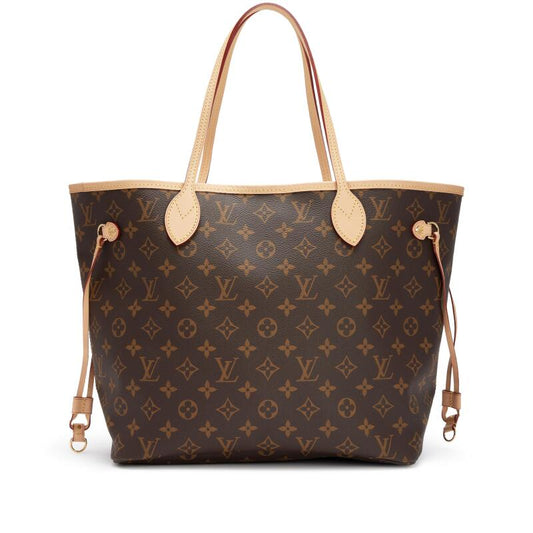 Ebene Brown Monogram Coated Canvas Neverfull GM Gold Hardware - Crowned Bag