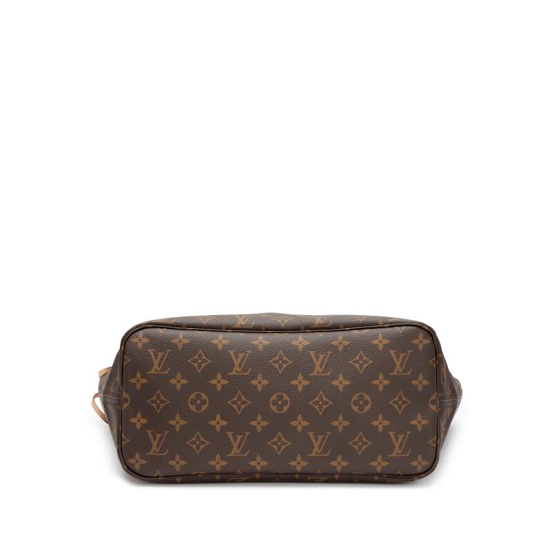 Ebene Brown Monogram Coated Canvas Neverfull GM Gold Hardware - Crowned Bag
