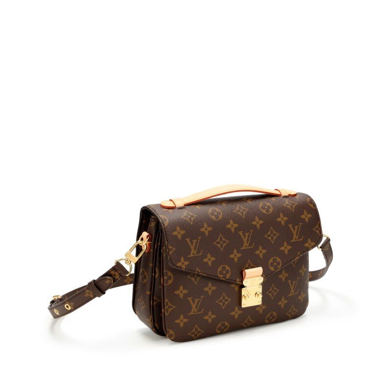Ebene Monogram Coated Canvas Pochette Mètis Gold Hardware, 2021-2022 - Crowned Bag