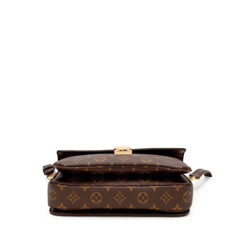 Ebene Monogram Coated Canvas Pochette Mètis Gold Hardware, 2021-2022 - Crowned Bag