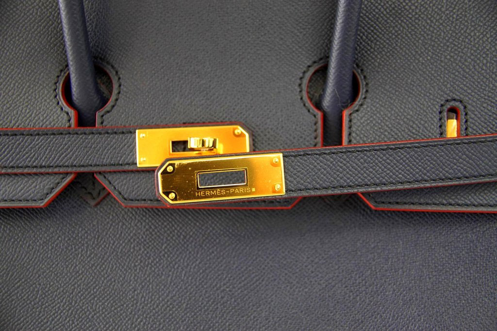 Hermès Birkin 35 Two-Tone Limited Edition Epsom Bag Crowned Bag