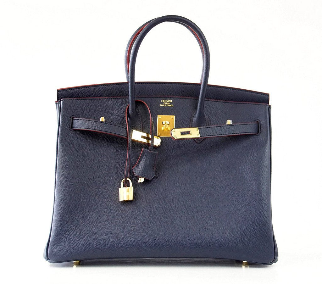 Hermès Birkin 35 Two-Tone Limited Edition Epsom Bag Crowned Bag